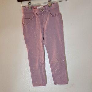 SOLD!!!! Girls purple sparkle jeggins 💜